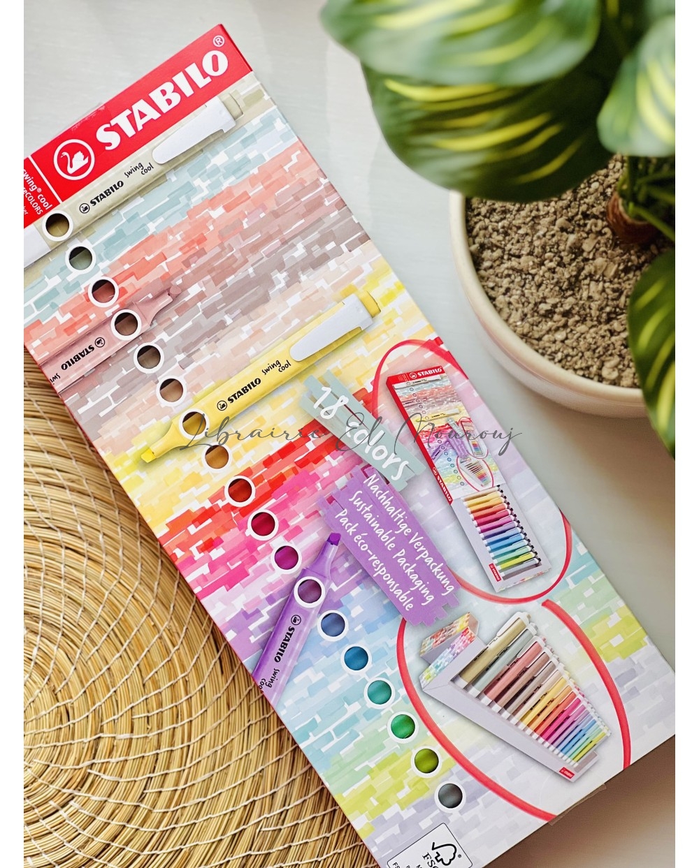 STABILO Swing Cool Nature 18 | Surligneurs Écologiques & Colorés
