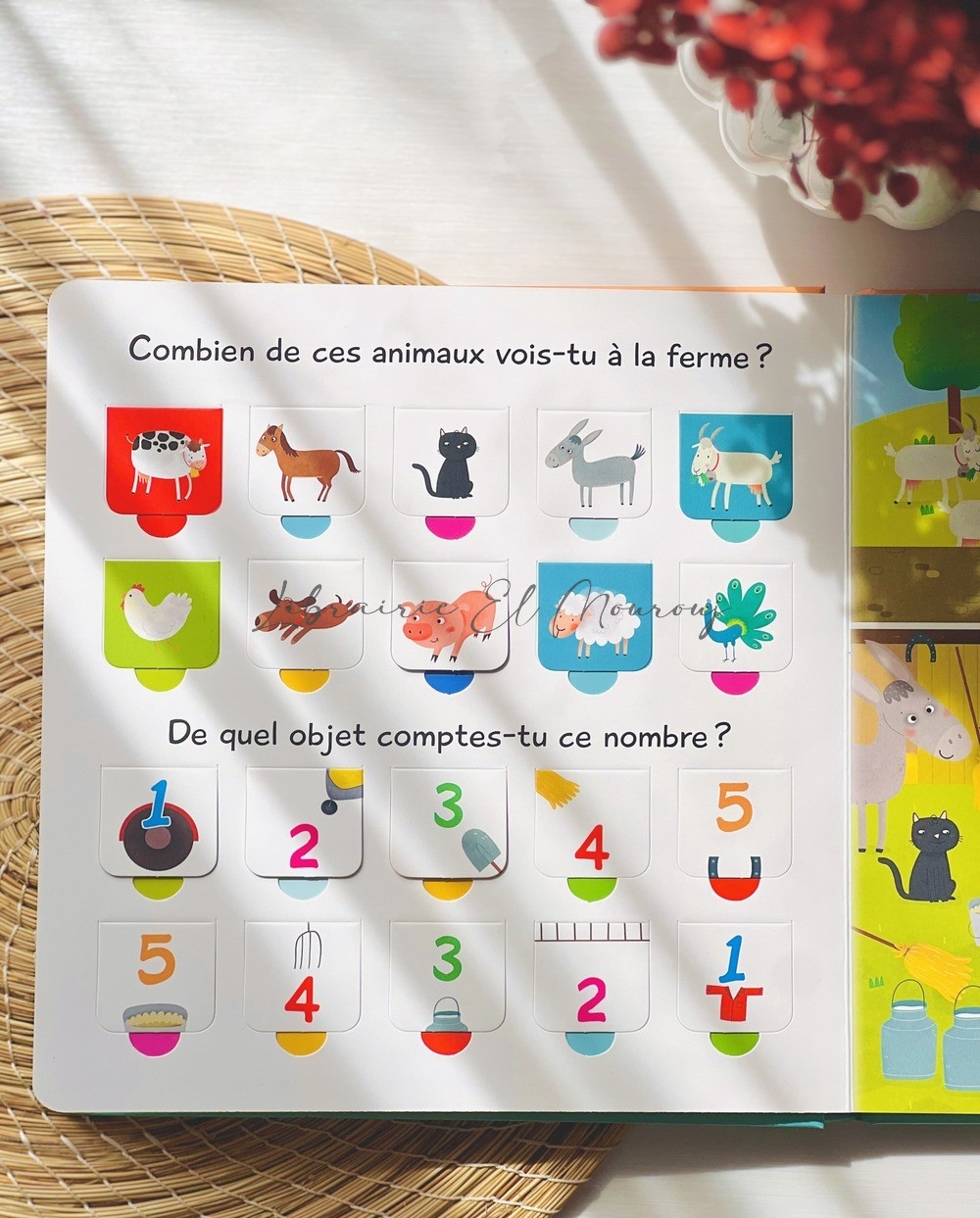 Les nombres : mon album aux 100 rabats - Librairie el Mourouj
