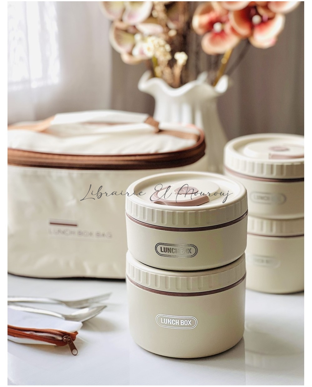 Lunch Box Quadruple : grande capacité, hermétique et pratique