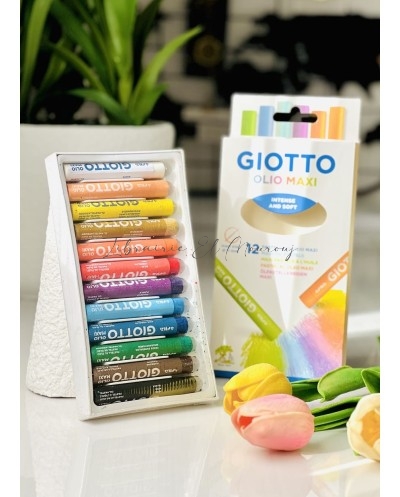 Pastel à huile de 12