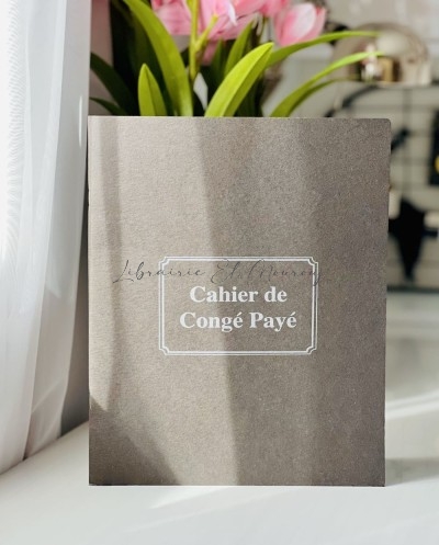 Cahier de Congé Payé A4