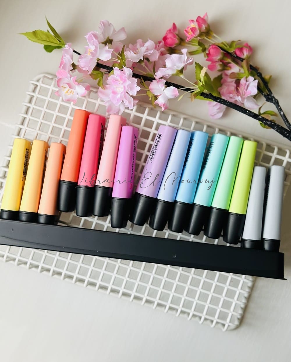 Set de bureau STABILO BOSS Pastel – 15 surligneurs coloris pastel