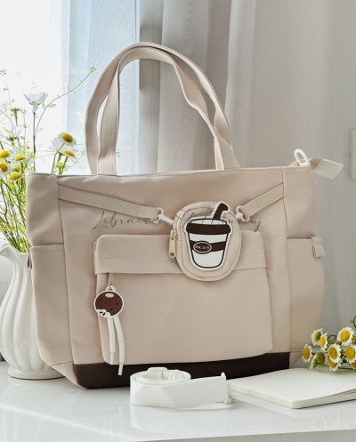 Tote Bag Gourmandise Café