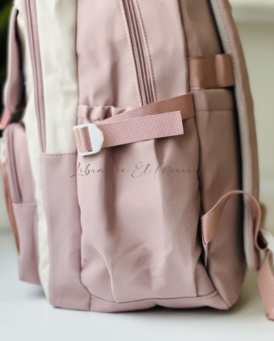 Sac à Dos Kawaii avec Poche Transparente et Badge