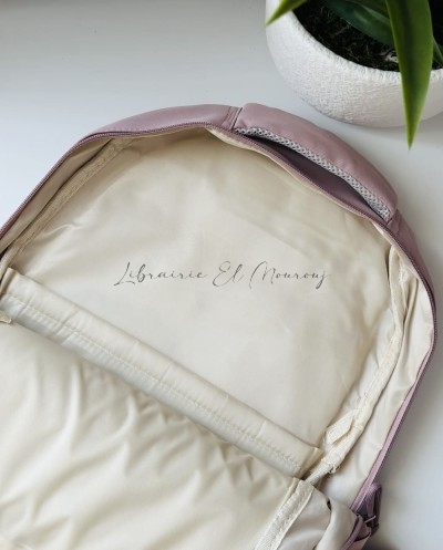 Sac à Dos Kawaii avec Poche Transparente et Badge