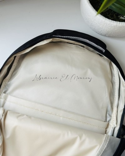 Sac à Dos Kawaii avec Poche Transparente et Badge