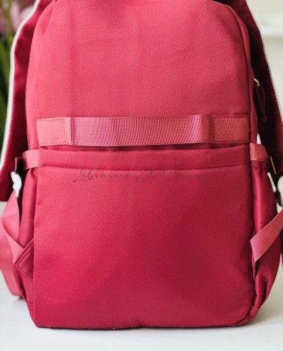 Sac à Dos Kawaii avec Poche Transparente et Badge