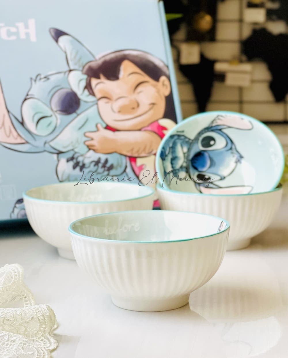 Set de 4 Bols Stitch 350 ml