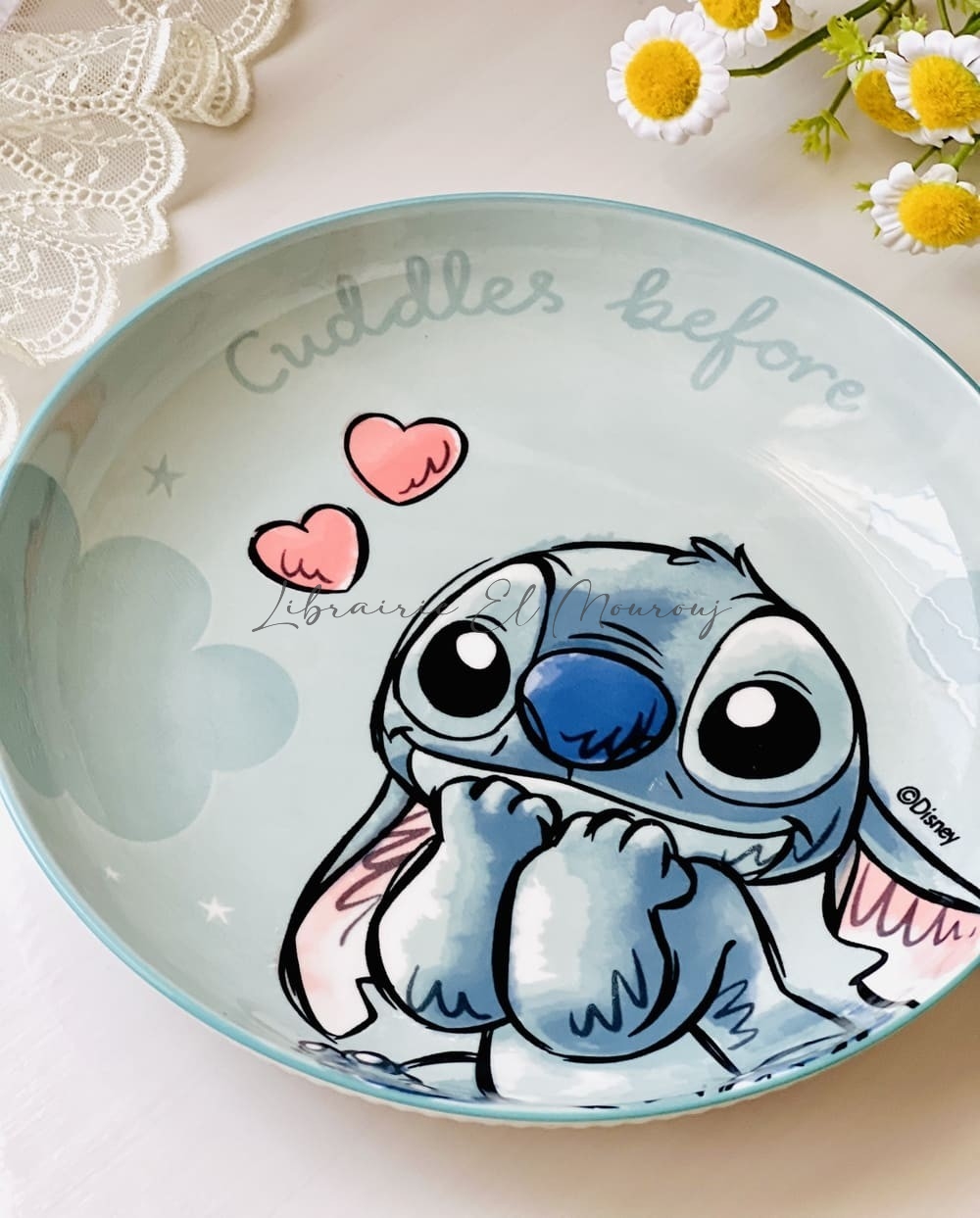 Assiette Plate Stitch en Céramique