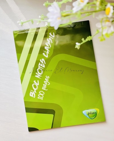 Bloc Note Vert