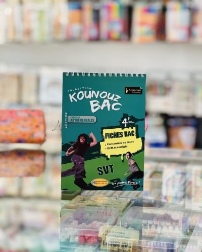 Kounouz Fiches Bac SVT - 4ème Sciences Exp