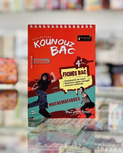 Fiche Kounouz Mathématiques Global 4ème Section Économie | Révision