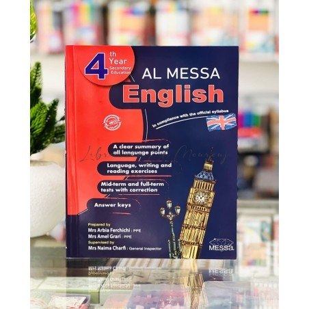 Al Messa English 4ème Année Baccalauréat | Livre Anglais