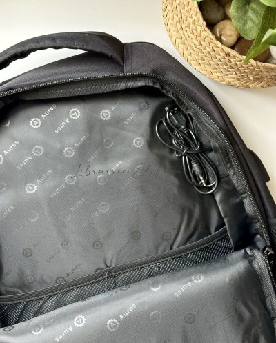 Sac à Dos Ordinateur Portable Noir Aures | Sac Laptop Tunisie