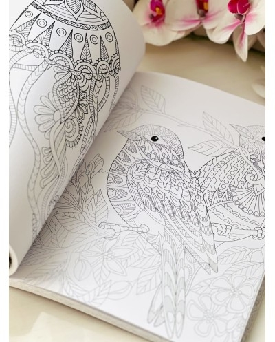 Mandalas for Mindfulness Rose | Livre de Coloriage Relaxant