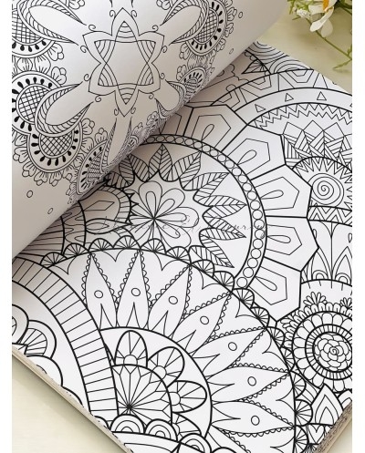Mandalas for Mindfulness Blue | Livre de Coloriage Relaxant