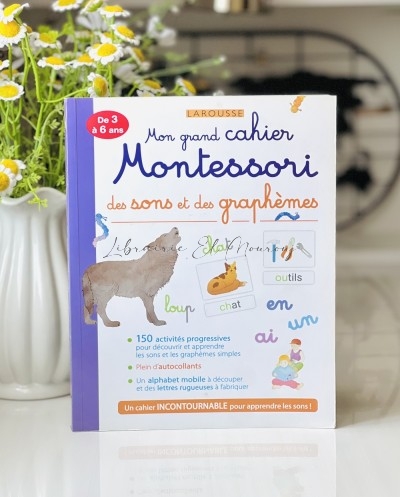 Mon Grand Cahier Montessori des Sons et des Graphèmes | Apprentissage Lecture