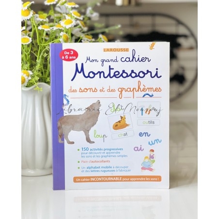 Mon Grand Cahier Montessori des Sons et des Graphèmes | Apprentissage Lecture