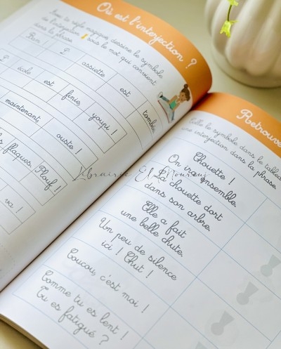 Mon Grand Cahier Montessori de Grammaire | Cahier Éducatif Enfant