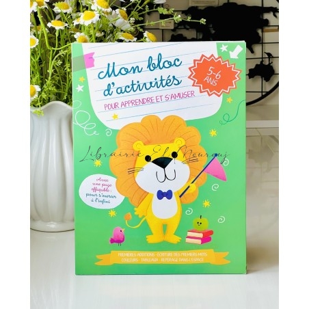 Mon Bloc d'Activités 5-6 Ans | Apprendre et S'amuser Enfant