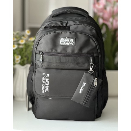 Sac à Dos Sunshine Noir | Élégant et Pratique