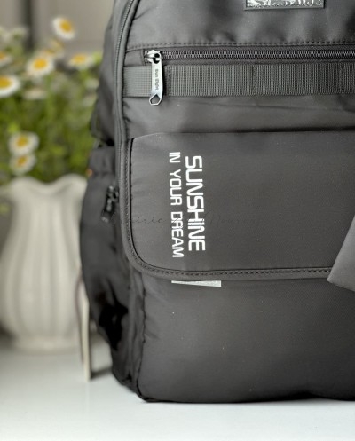 Sac à Dos Sunshine Noir | Élégant et Pratique