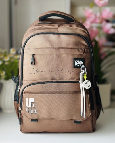Sac à Dos UR Marron | Sac Scolaire Élégant Tunisie