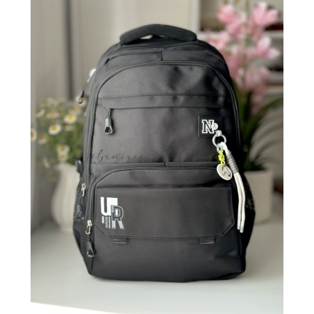 Sac à Dos UR Noir | Sac Scolaire Pratique et Résistant Tunisie
