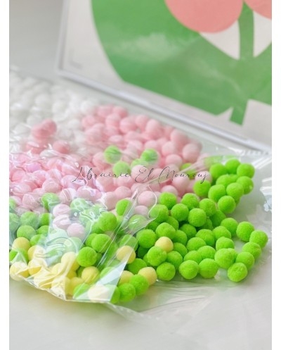 Kit de Loisirs Créatifs Pompons | Activité Manuelle Enfant Tunisie