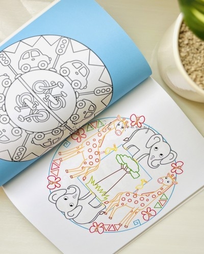 Mon Livre à Colorier Mandalas | Coloriage Créatif Enfant Tunisie