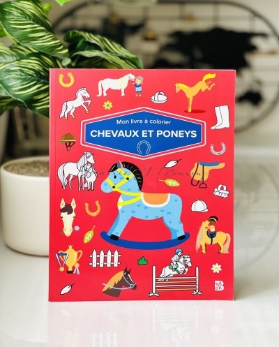Mon Livre à Colorier Chevaux | Coloriage Enfant Tunisie