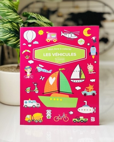 Mon Livre à Colorier Les Véhicules | Coloriage Enfant Tunisie