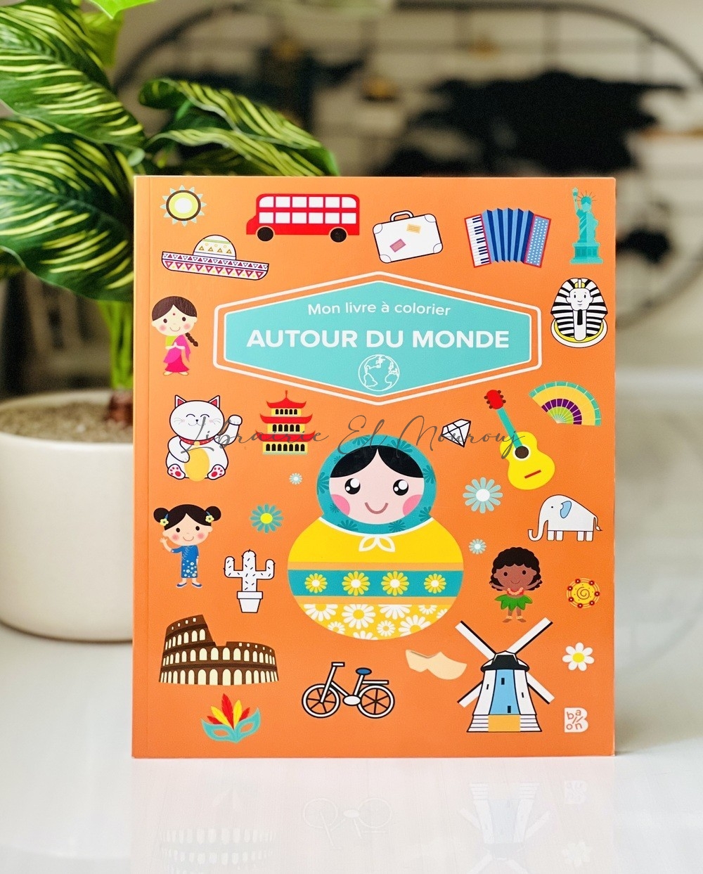 Mon Livre à Colorier Autour du Monde | Coloriage Enfant Tunisie