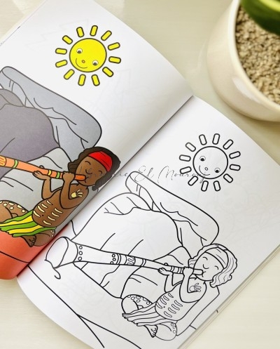 Mon Livre à Colorier Autour du Monde | Coloriage Enfant Tunisie