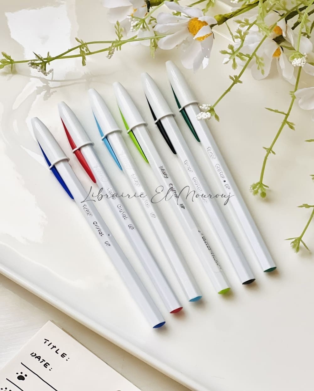 Stylo Cristal UP 1 Pièce | Stylo Écriture Scolaire Tunisie