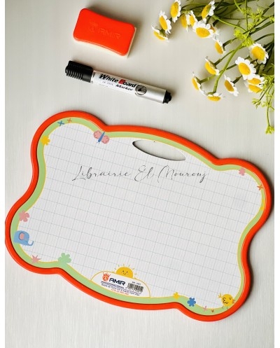 ARDOISE  double avec stylo et chiffon