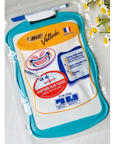 Ardoise Velleda Avec Stylo Et Effacette - Bic