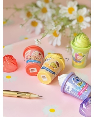 TAILLE CRAYON + GOMME GLACE