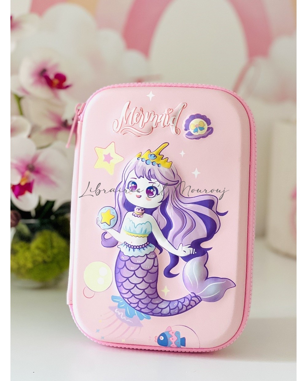 Trousse Lovely Mermaid rose – Magique et pratique pour enfants