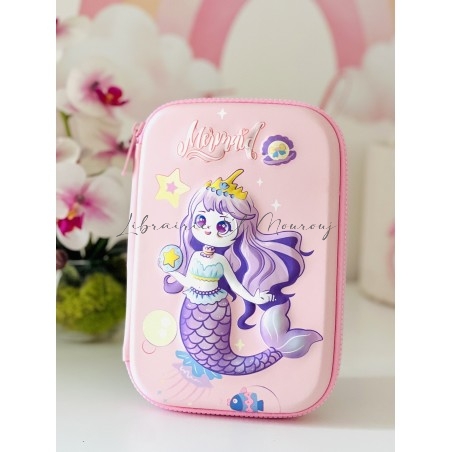 Trousse Lovely Mermaid rose – Magique et pratique pour enfants