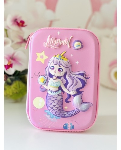 Trousse Lovely Mermaid rose – Magique et pratique pour enfants