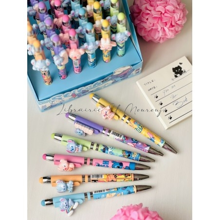 Stylo Gel Stitch 2-en-1 avec Embout Tactile | Librairie El Mourouj