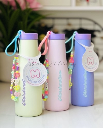 Bouteille Isotherme Pastel 550 ml Miss Lemonade Marshmallow