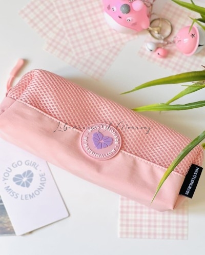 Trousse Rose Pastel "Miss Lemonade"
