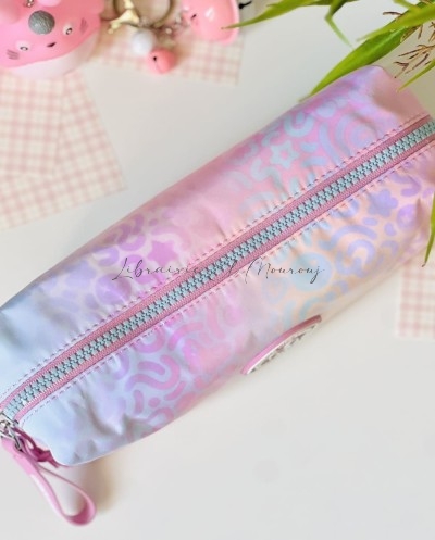 Trousse Pastel "Marshmallow" à Motifs Abstraits & Fini Satiné