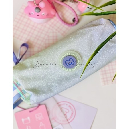 Trousse Pailletée Glitter Marshmallow | Librairie El Mourouj