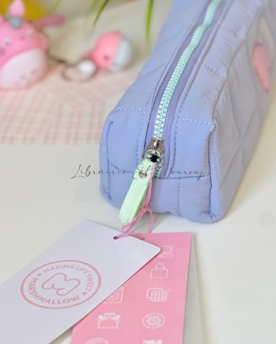 Trousse Matelassée Periwinkle "Soft Marshmallow"
