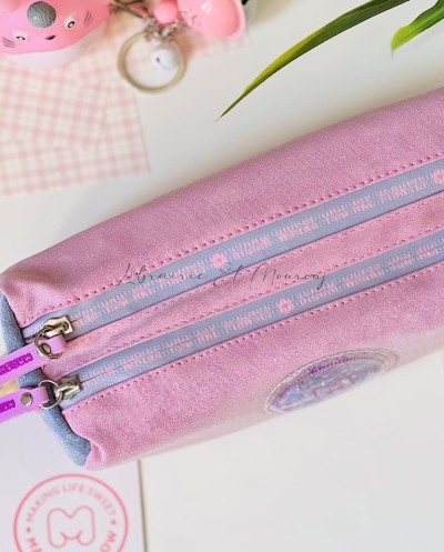 Trousse Rose Irrisée "Bloom"