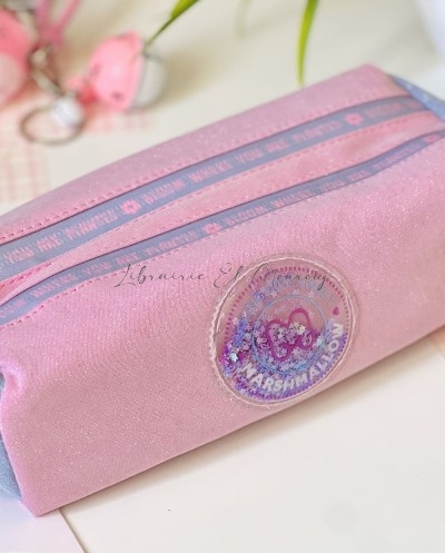 Trousse Rose Irrisée "Bloom"