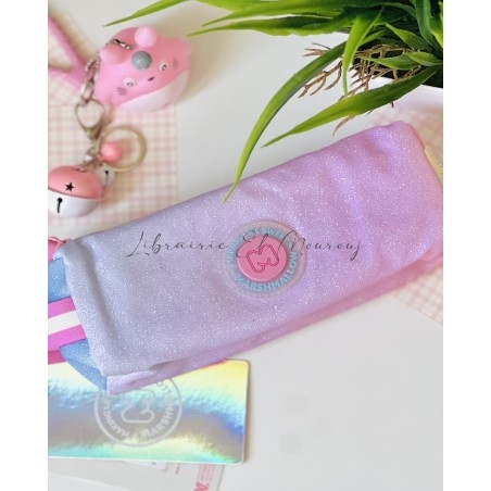 Trousse Pailletée Pastel Candy Sunset | Librairie El Mourouj